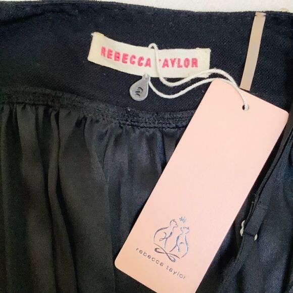 REBECCA TAYLOR SILK PRINCESS SPARKLE DRESS Goth NWT - Picture 7 of 16